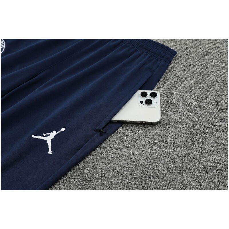 Mens PSG x Jordan Hoodie Sweatshirt + Pants Training Suit Pink Patterns 2024/25