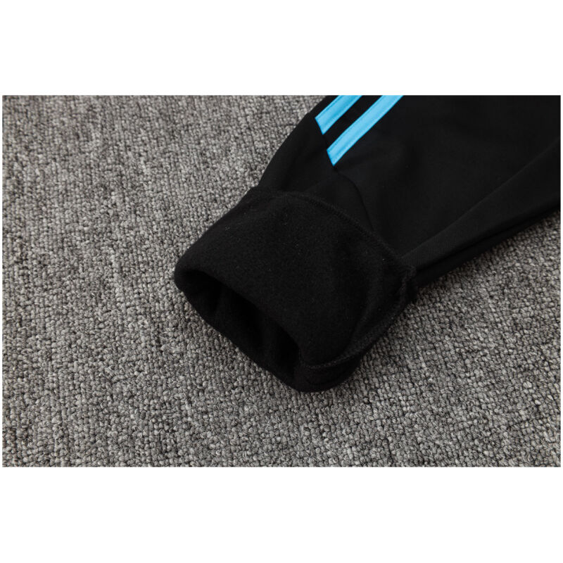 Mens Argentina Hoodie Sweatshirt + Pants Training Suit Black 2024
