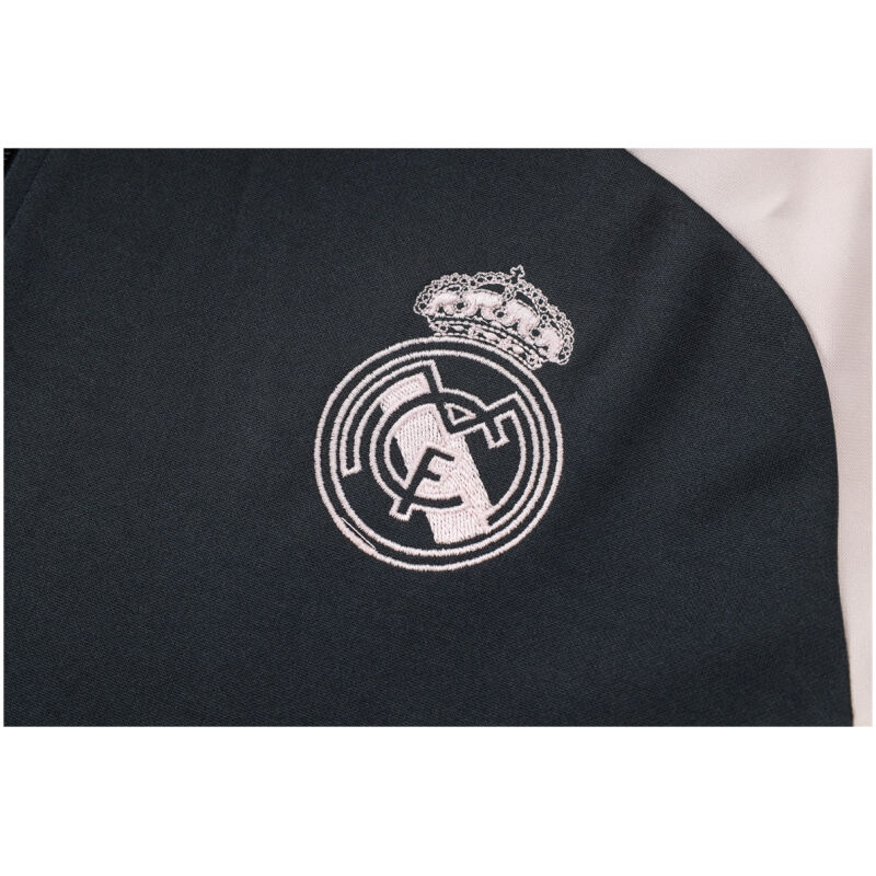 Mens Real Madrid Jacket + Pants Training Suit Grey 2024/25