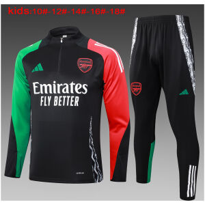 Kids Arsenal Training Suit Black 2024/25