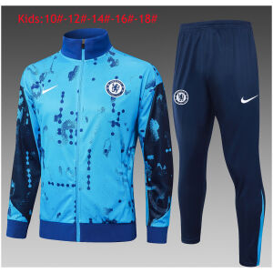 Kids Chelsea Jacket + Pants Training Suit Blue 2024/25