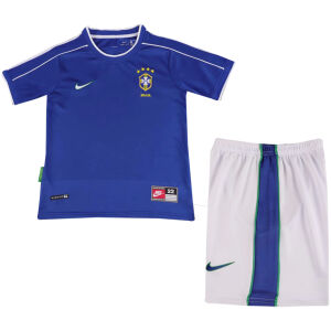 Kids Retro Brazil Away Jersey 1998