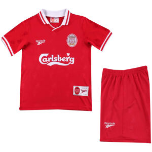 Kids Retro Liverpool Home Jersey 1996/97