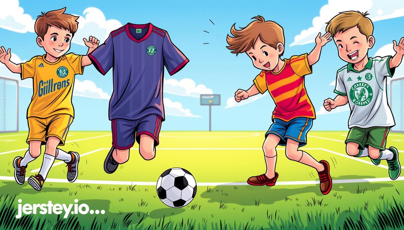 maillot pas cher de foot pour enfants