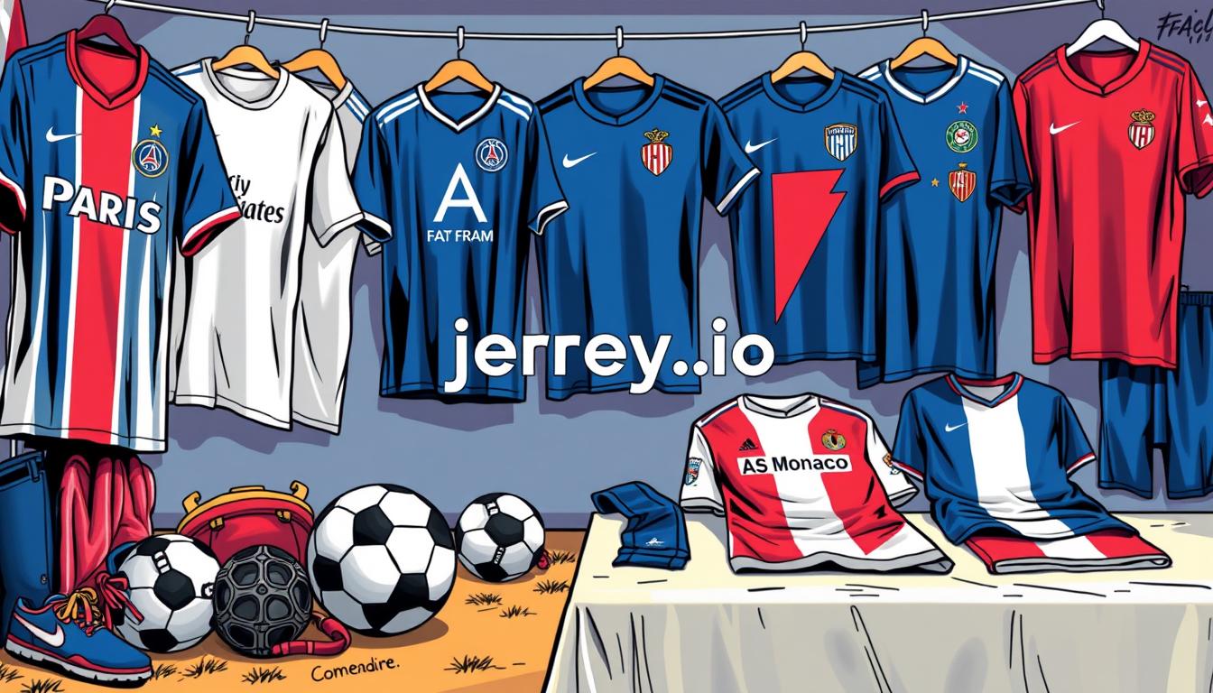 maillots équipes françaises