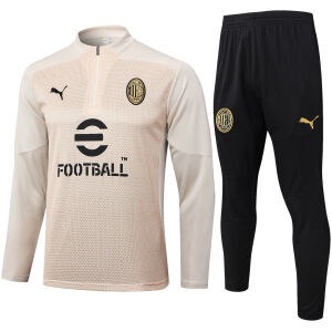 Mens AC Milan Training Suit Cream 2024/25