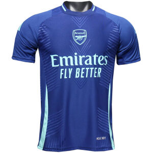 Mens Arsenal Pre-Match Blue Authentic Jersey 2024/25 – Match