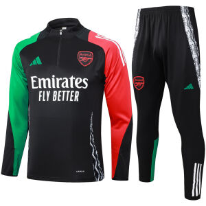 Mens Arsenal Training Suit Black 2024/25