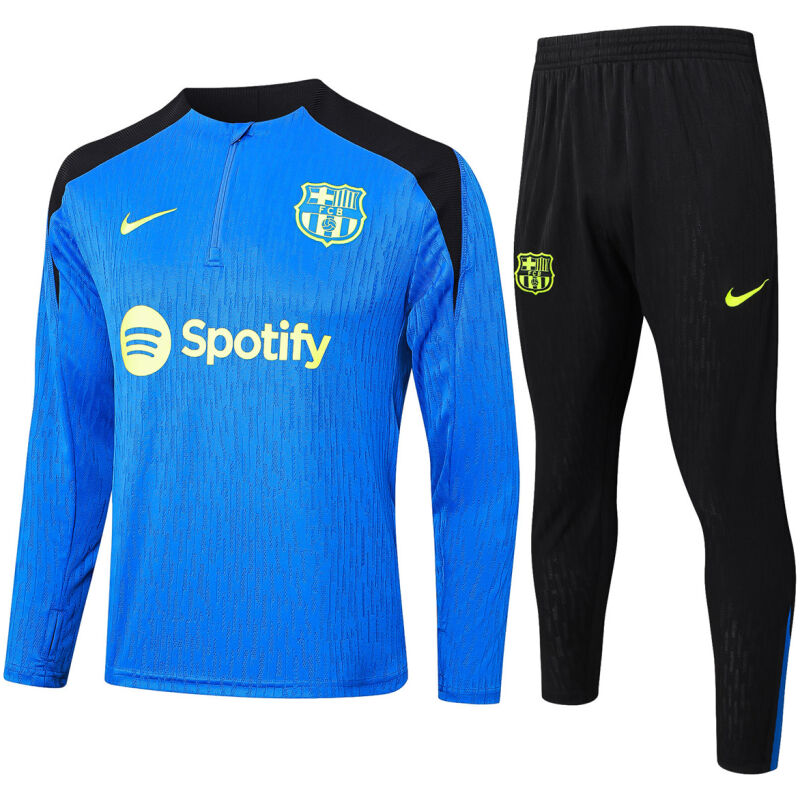 Mens Barcelona Training Suit Light Blue 2024/25