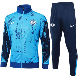 Mens Chelsea Jacket + Pants Training Suit Blue 2024/25