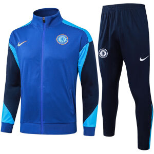Mens Chelsea Jacket + Pants Training Suit Blue 2024/25