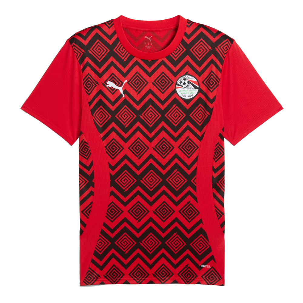 Mens Egypt Pre-Match Red Jersey 2025