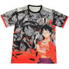 Mens Japan King of Pirates Luffy Red-Black Jersey 2025