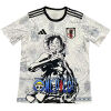 Mens Japan King of Pirates Luffy White Jersey 2025