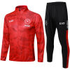 Mens Napoli Jacket + Pants Training Suit Red 2024/25