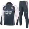 Mens Real Madrid Training Suit Grey 2024/25