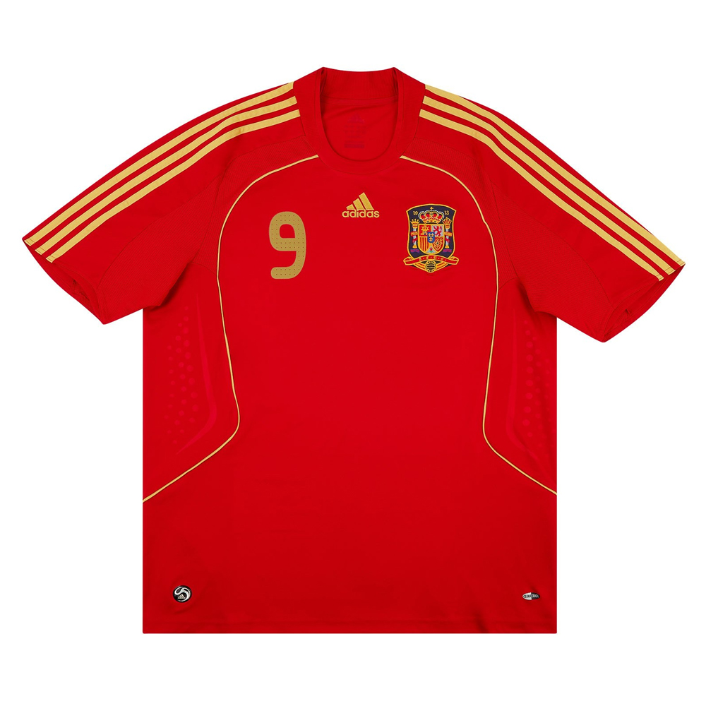 Mens Spain Retro Home Jersey 2008