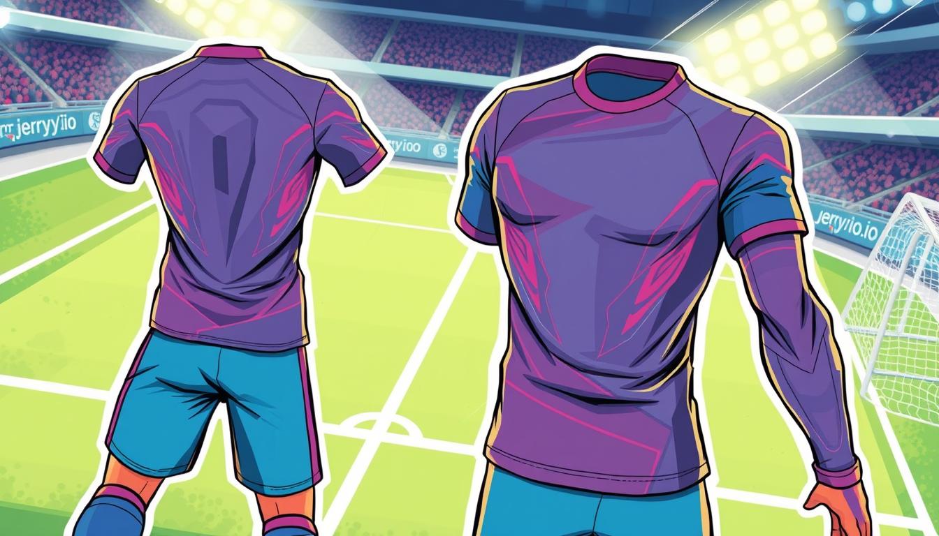 pasvorm in voetbaldress