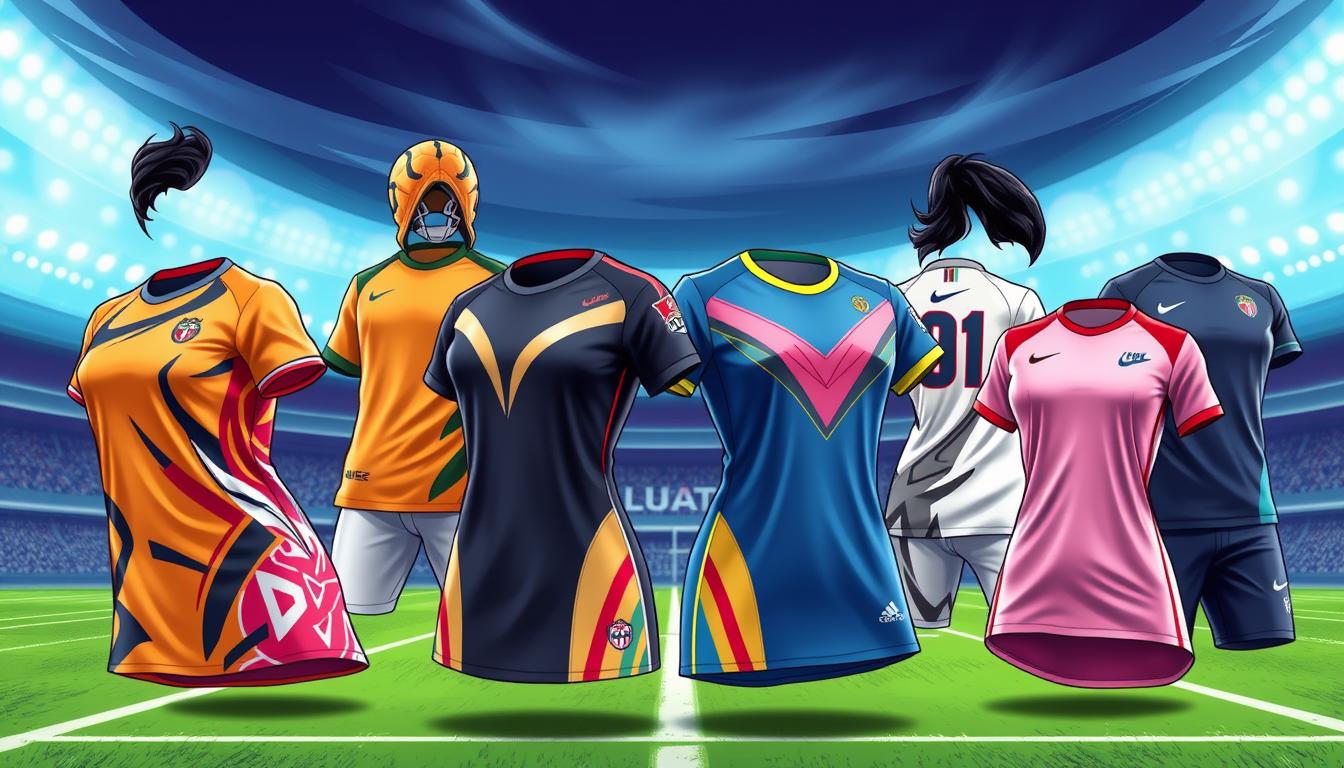 vrouwenvoetbaltenues