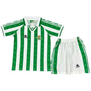 Kids Retro Real Betis Home Jersey 1995/97