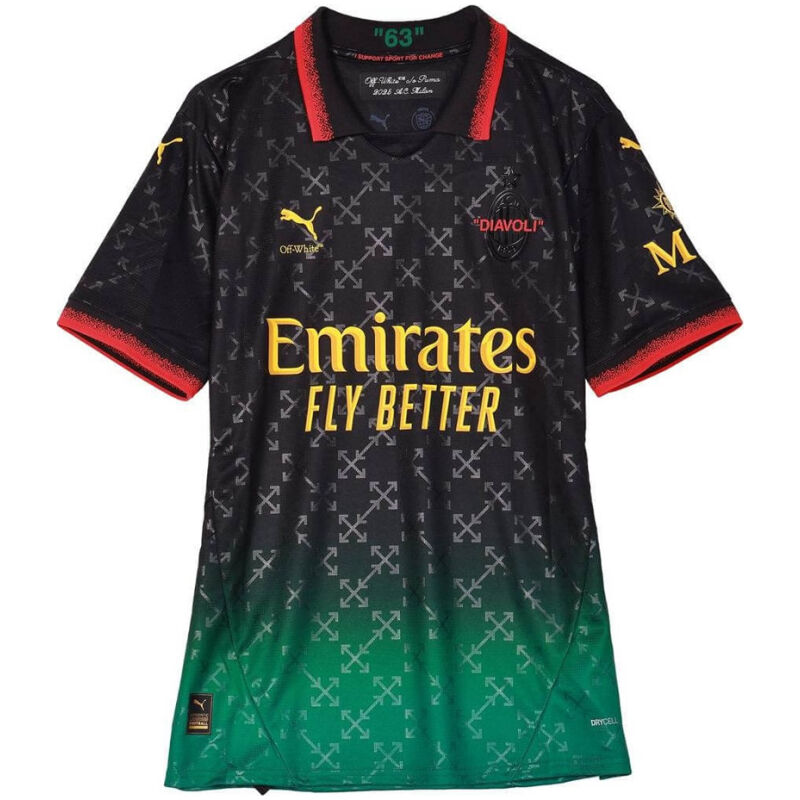 Mens AC Milan Special Edition Black Jersey 2025/26