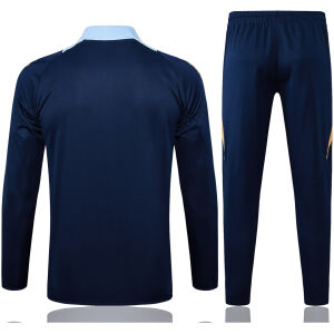 Herren Real Madrid Jacke + Hose Trainingsanzug Royal 2024/25