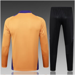 Kids Real Madrid Training Suit Yellow 2024/25