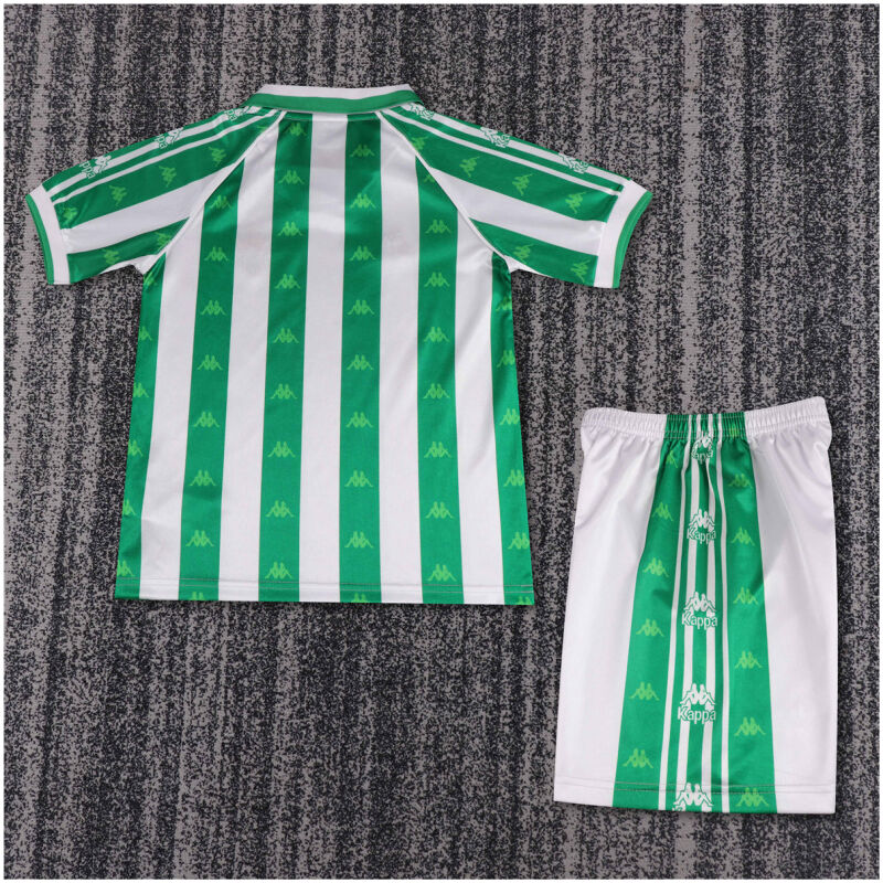 Kids Retro Real Betis Home Jersey 1995/97