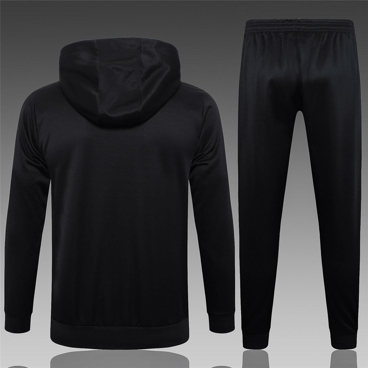 Kids Barcelona Hoodie Jacket + Pants Training Suit Black 2024/25