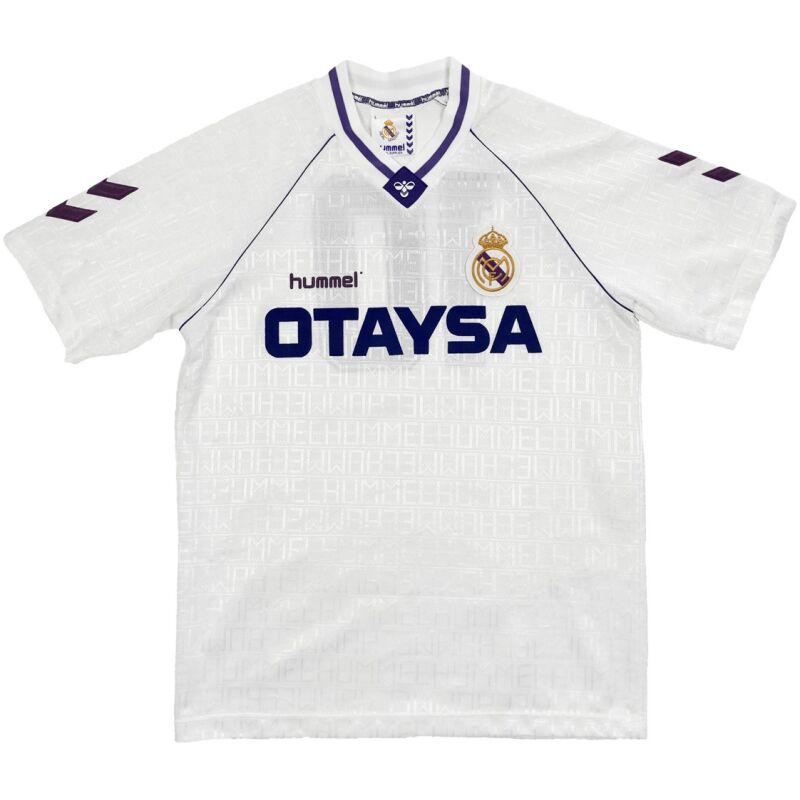 Herren Real Madrid Retro Heim Trikot 1990/92