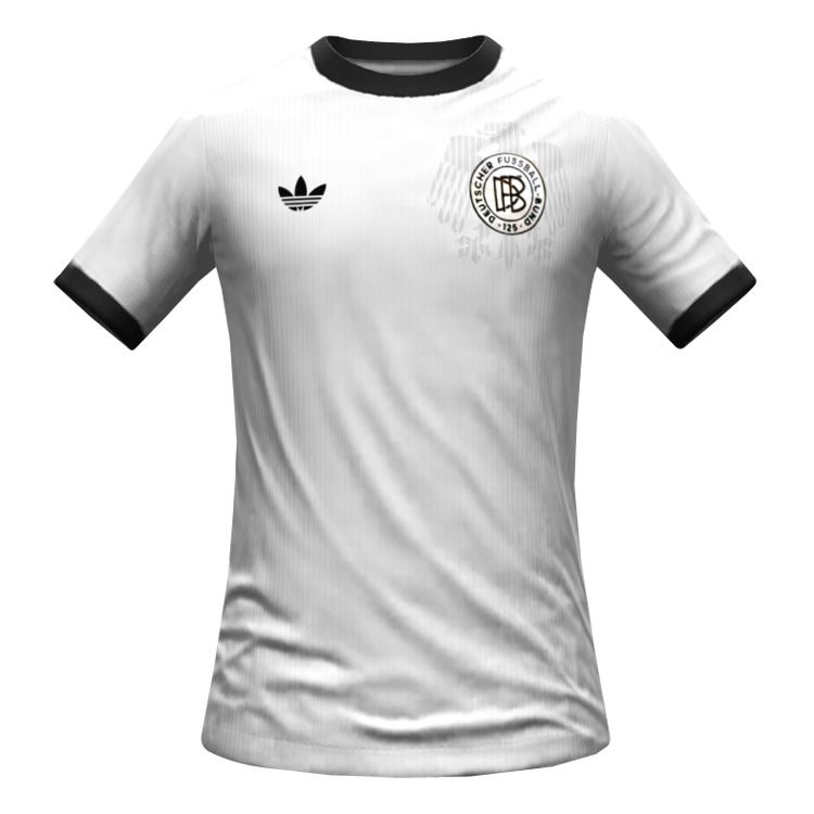 Mens Germany 125th Anniversary White Jersey