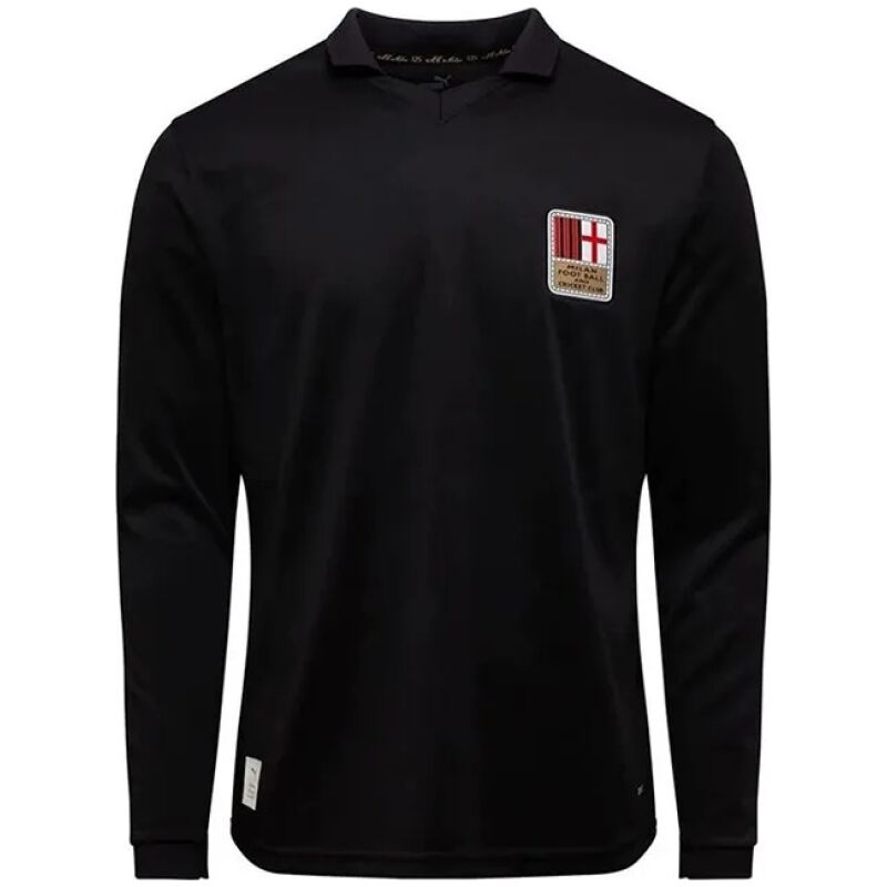 Mens AC Milan 125th Years Black Jersey Long Sleeve 2024/25