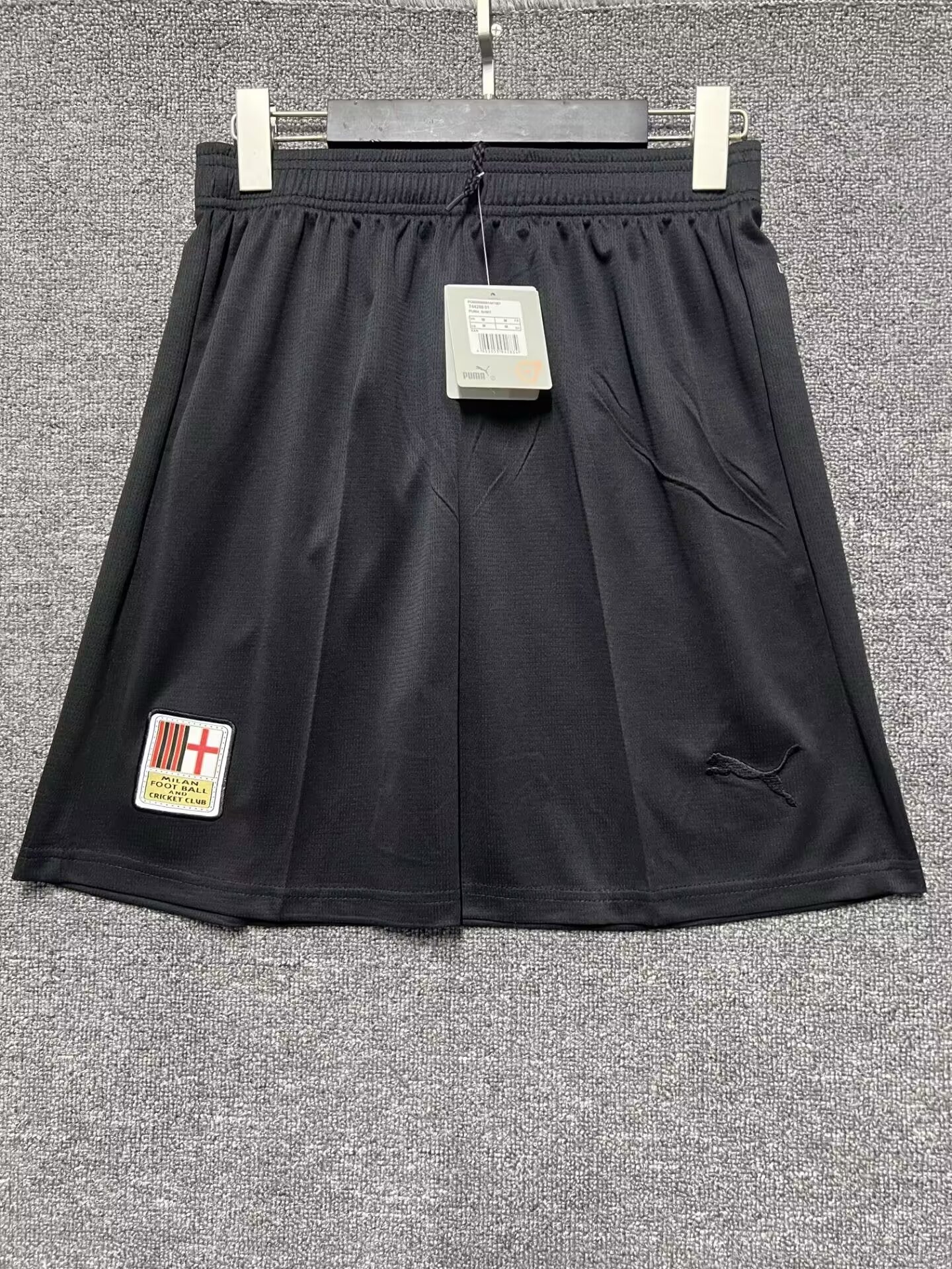 Mens AC Milan 125 Years Black Shorts 2024/25