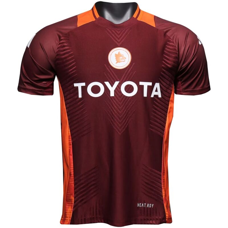 Mens Roma Short Training Burgundy Authentic Jersey 2024/25 – Match
