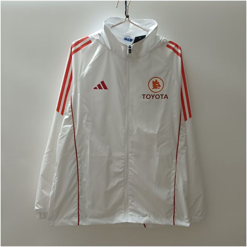 Mens Roma All Weather Windrunner Jacket White 2024/25
