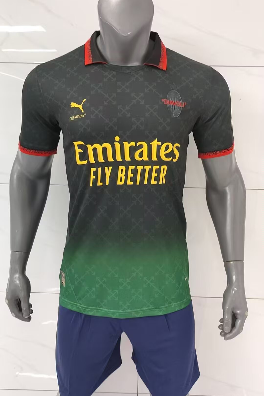 Mens AC Milan Special Edition Black Jersey 2025/26