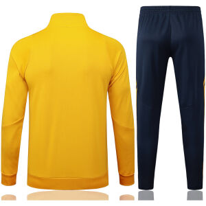 Mens Boca Juniors Jacket + Pants Training Suit Yellow 2024/25