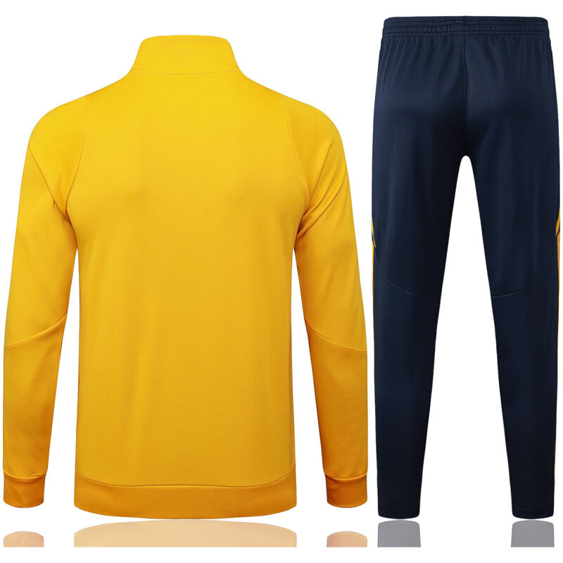 Mens Boca Juniors Jacket + Pants Training Suit Yellow 2024/25