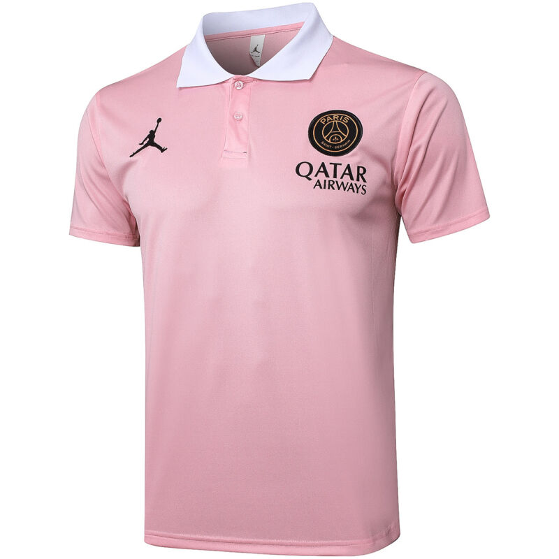 Mens PSG x Jordan Polo Shirt Pink 2024/25