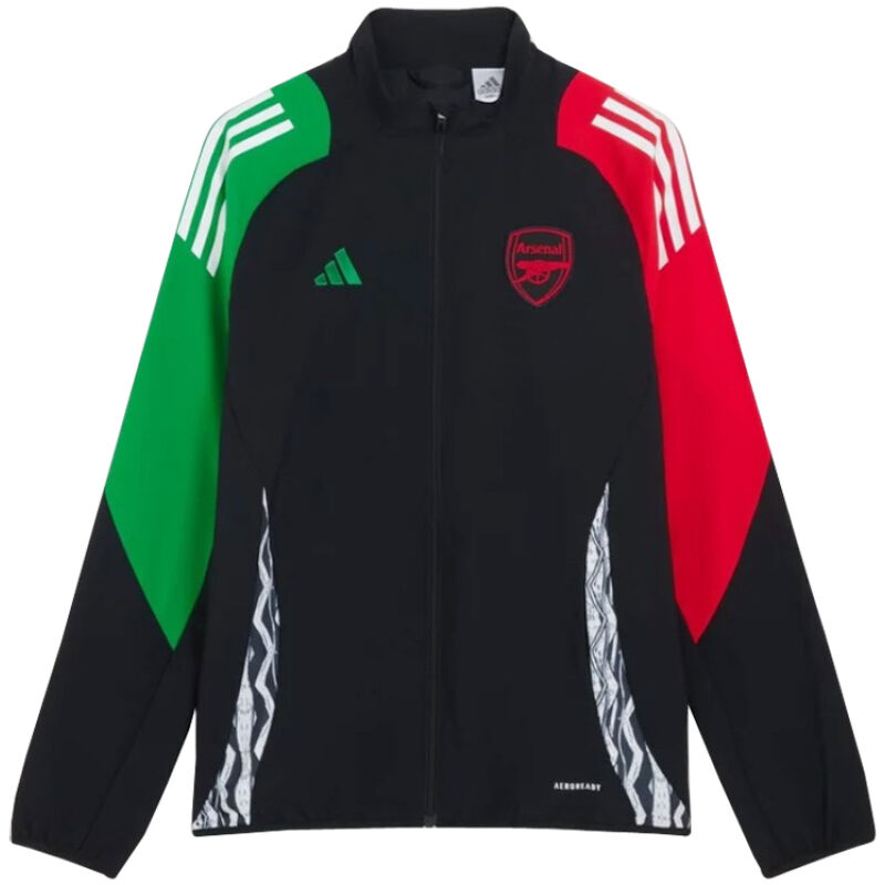 Mens Arsenal All Weather Windrunner Jacket Black 2024/25