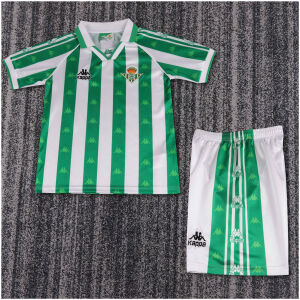 Kids Retro Real Betis Home Jersey 1995/97