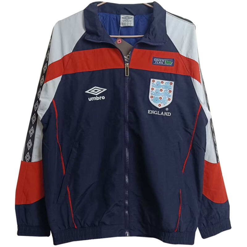 Mens England All Weather Windrunner Jacket Black Classic 2025