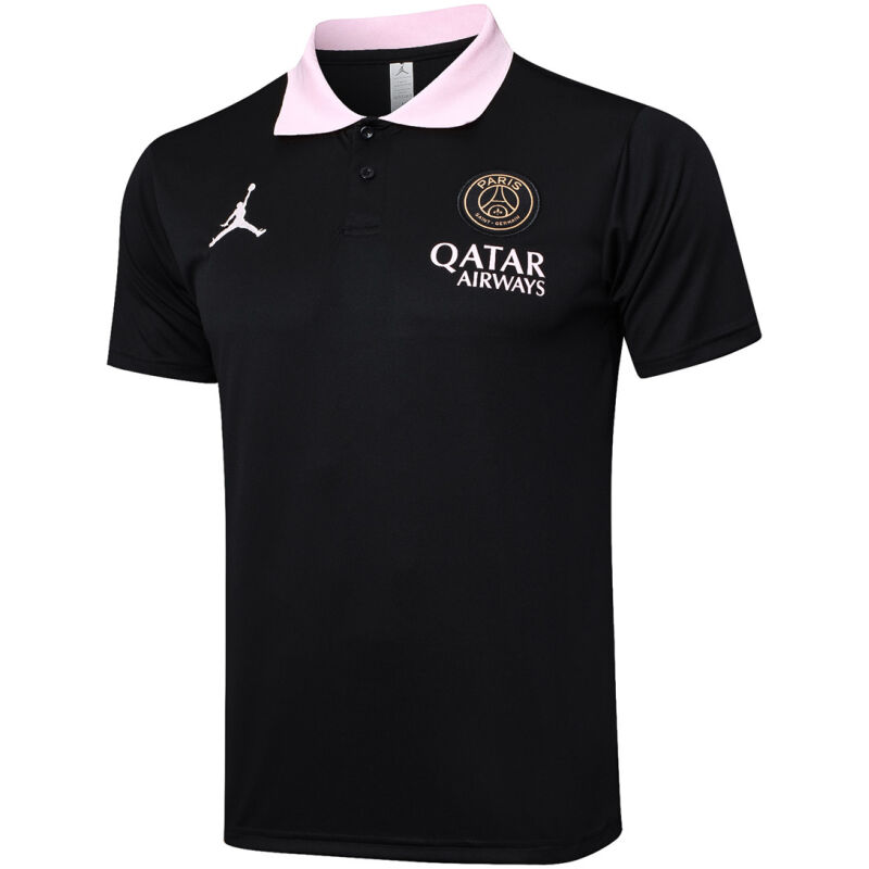 Mens PSG x Jordan Polo Shirt Black 2024/25