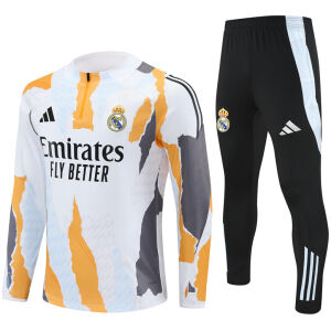 Herren Real Madrid Trainingsanzug Camouflage Weiß 2024/25