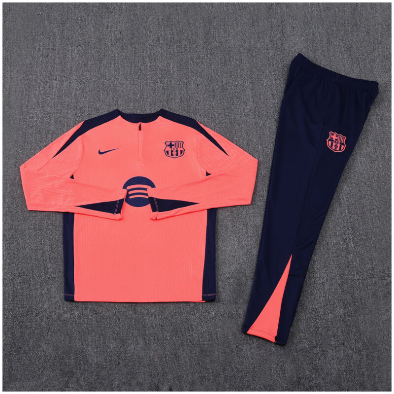 Kids Barcelona Training Suit Orange 2024/25