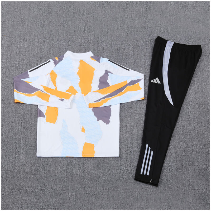 Kids Real Madrid Training Suit Camouflage White 2024/25