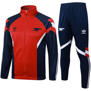 Mens Arsenal Jacket + Pants Training Suit Red II 2024/25