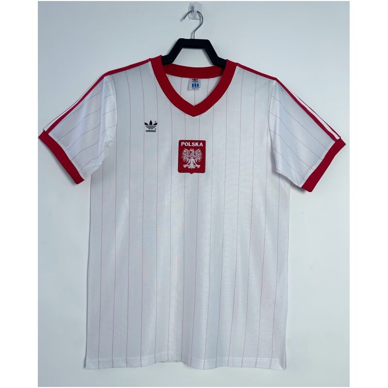 Mens Poland Retro Home Jersey 1982