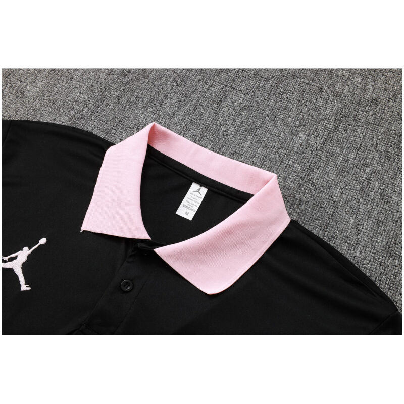 Mens PSG x Jordan Polo Shirt Black 2024/25
