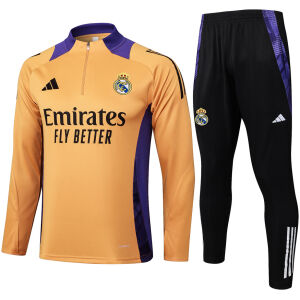 Herren Real Madrid Trainingsanzug Gelb 2024/25